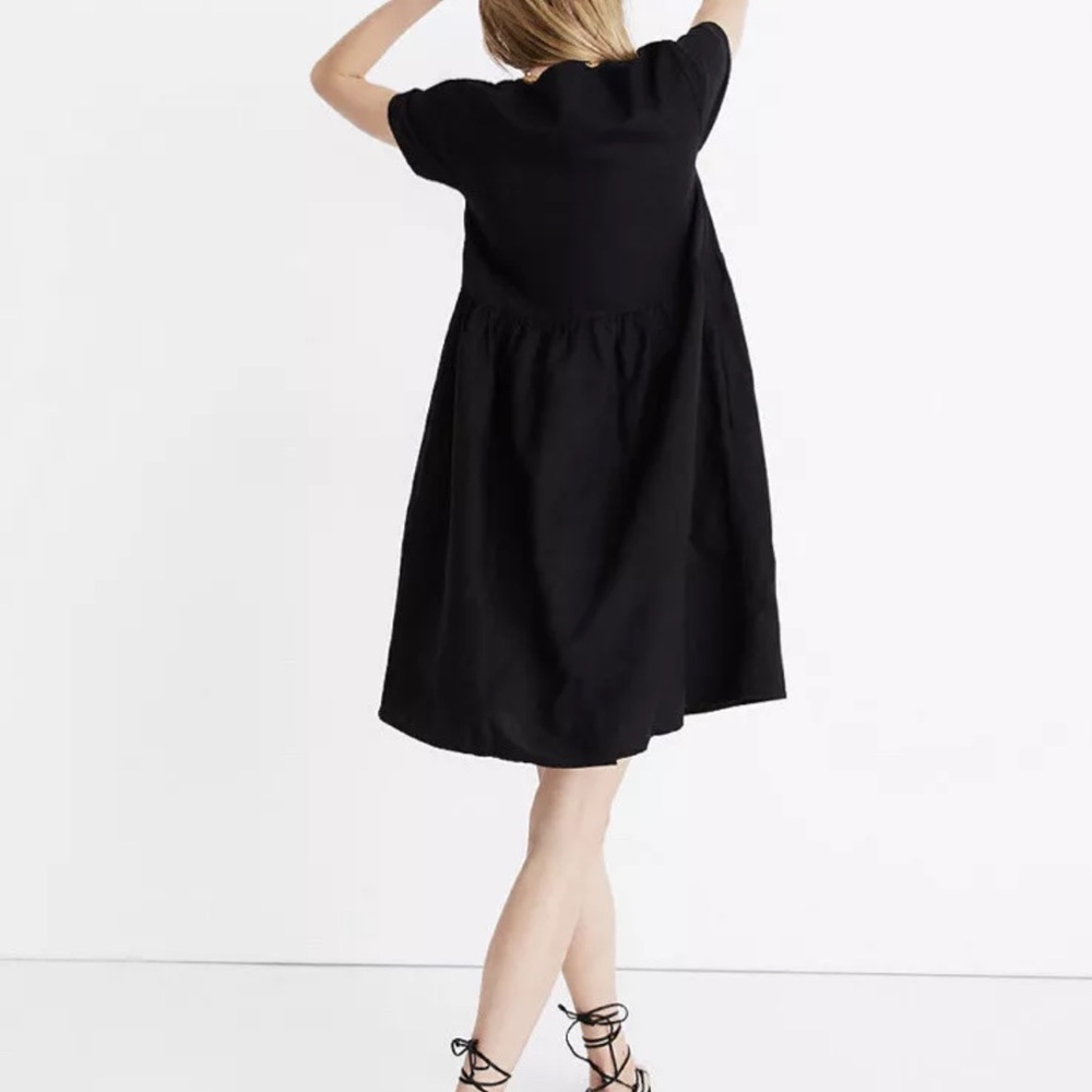 Madewell Black Button-Down Dress - Picture 3 of 4